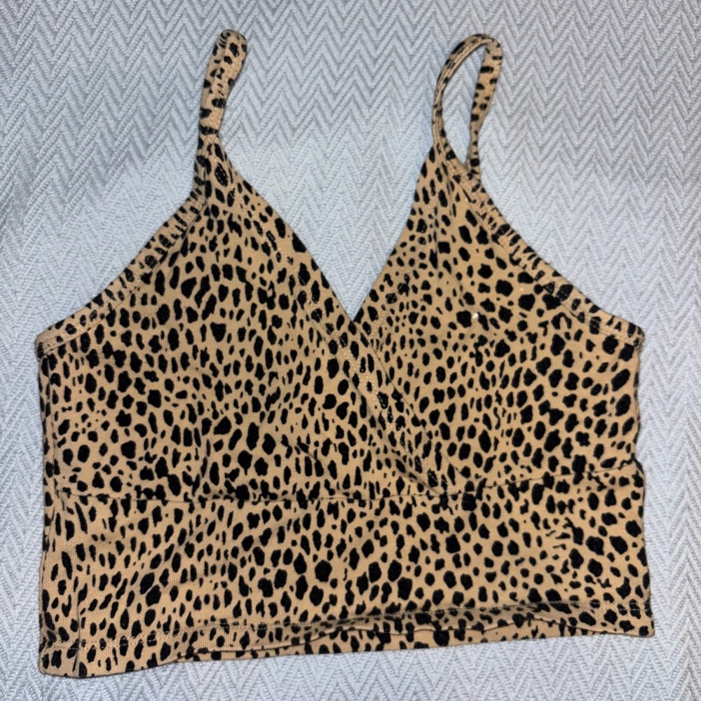 Leopard Print Crop Top